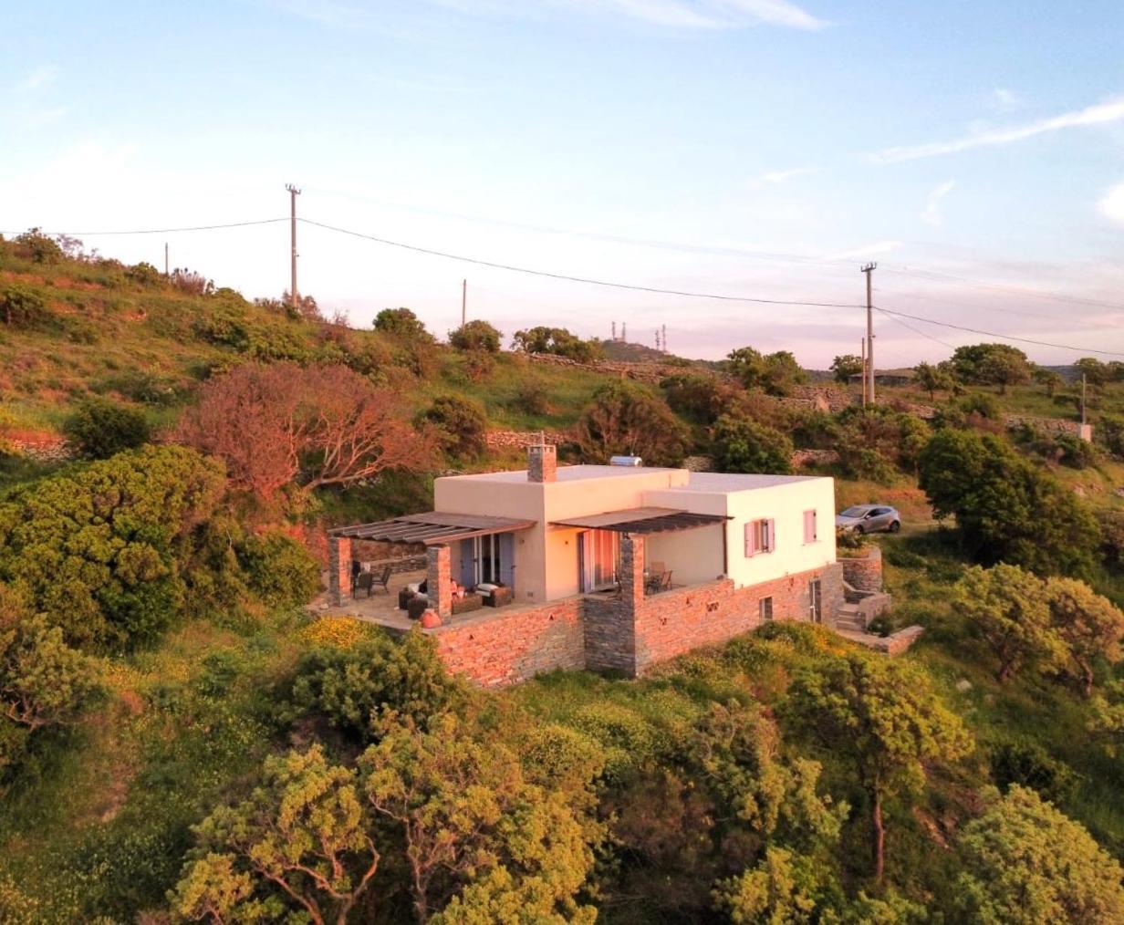 Cycladic Villa With Sea View! Ioulis Buitenkant foto
