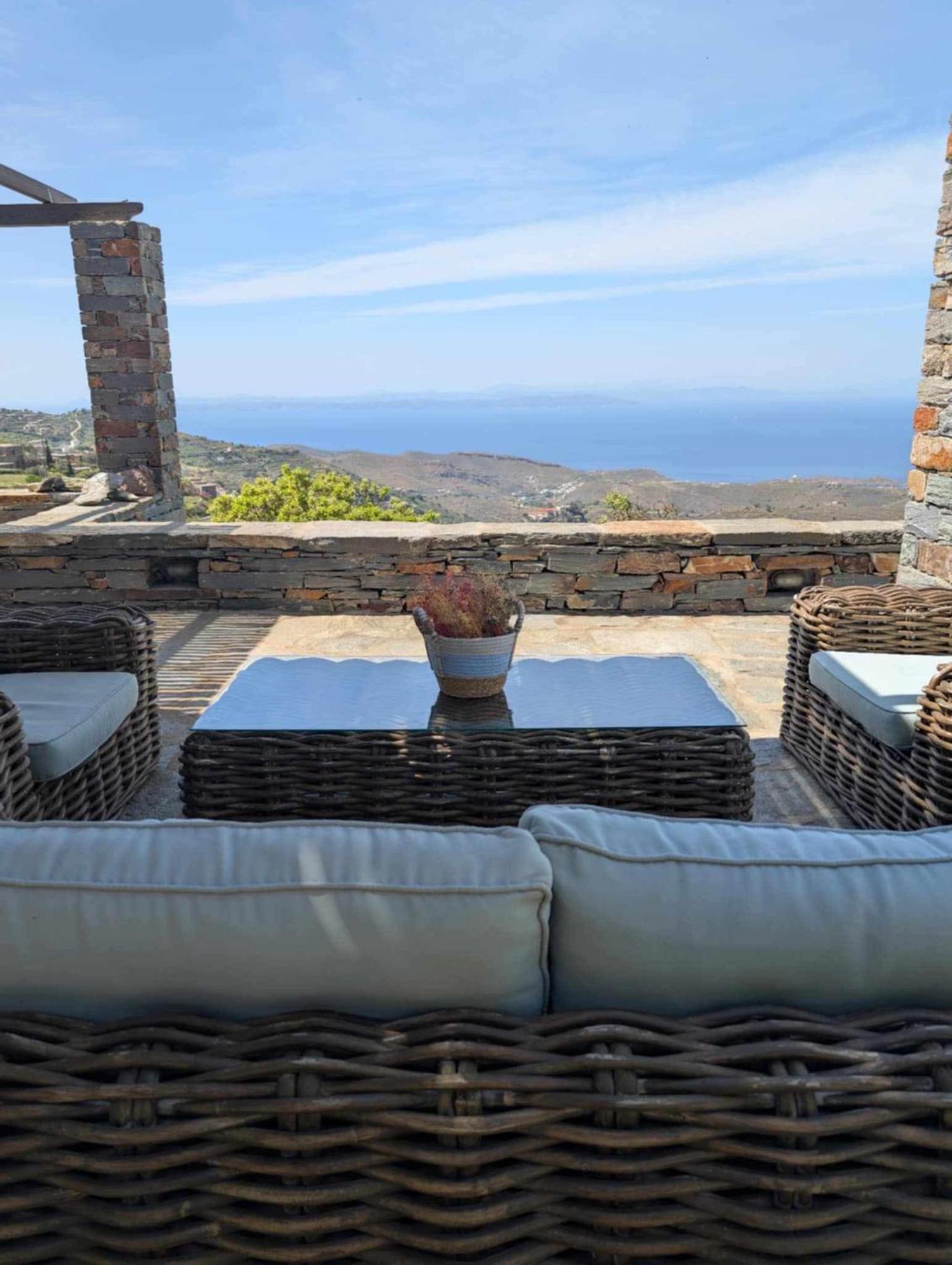 Cycladic Villa With Sea View! Ioulis Buitenkant foto
