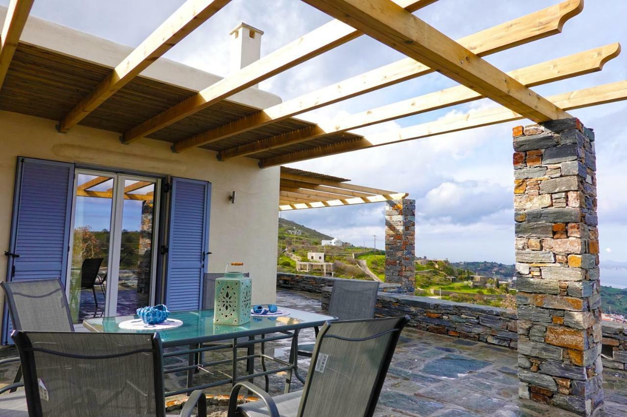 Cycladic Villa With Sea View! Ioulis Buitenkant foto